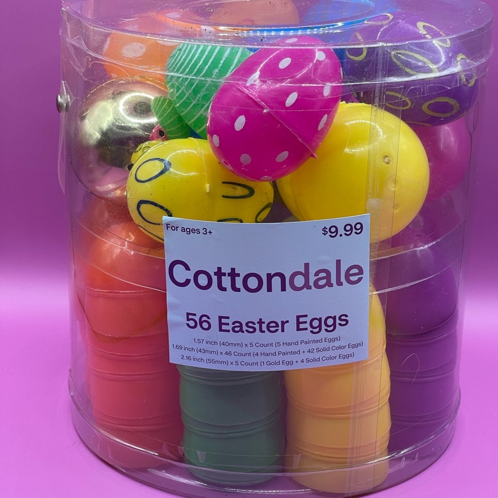 56 Easter Eggs Set - Multicolor